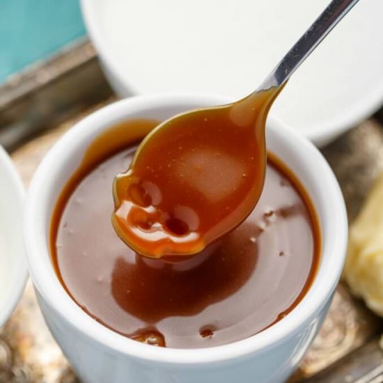 Dry Method Caramel Sauce