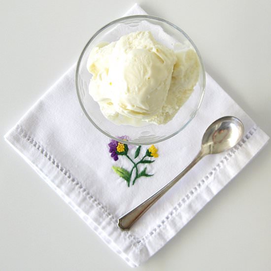 Meyer Lemon Frozen Yogurt