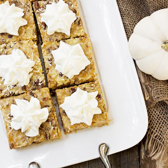 Pumpkin Pie Squares