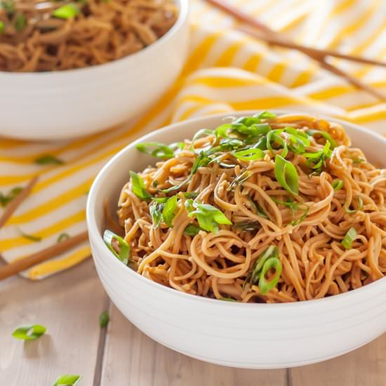 Gluten Free Sticky Garlic Noodles