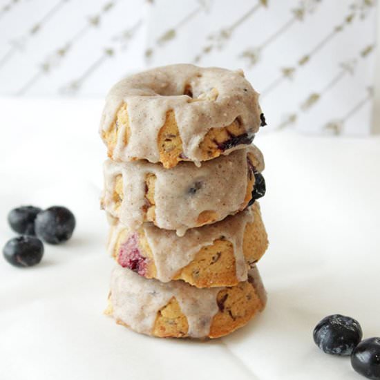 Blueberry Protein Donuts