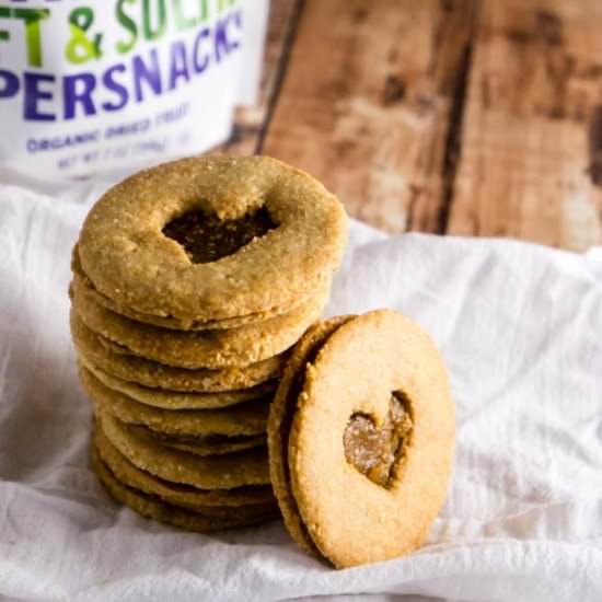 Grain-Free Fig Linzer Cookies