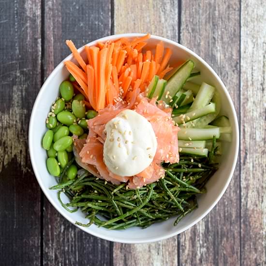 Samphire Tahini Sushi Bowl