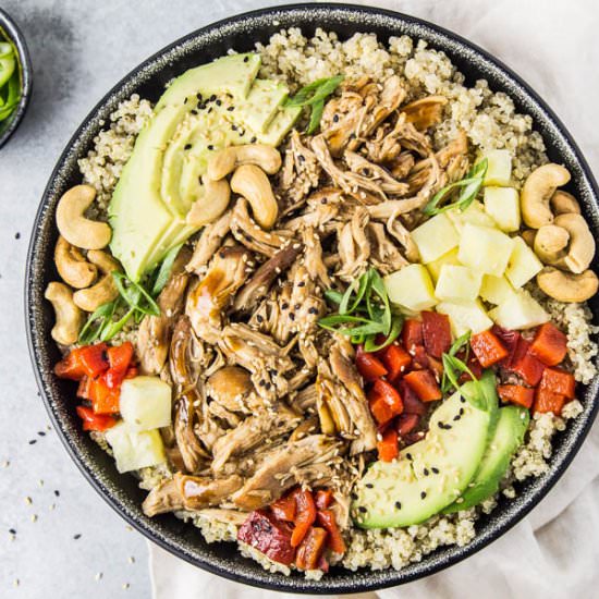 Slow Cooker Chicken Teriyaki Bowls