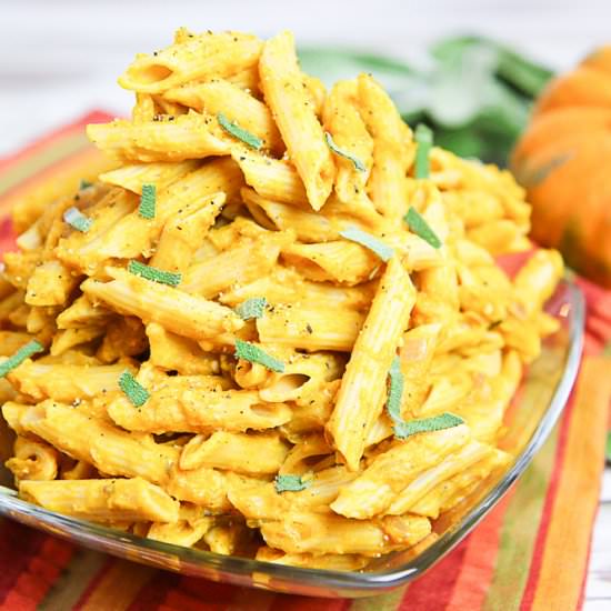 Healthy Creamy Pumpkin Pasta