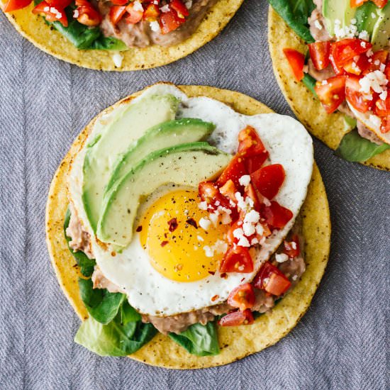 Huevos Rancheros Breakfast Tostadas