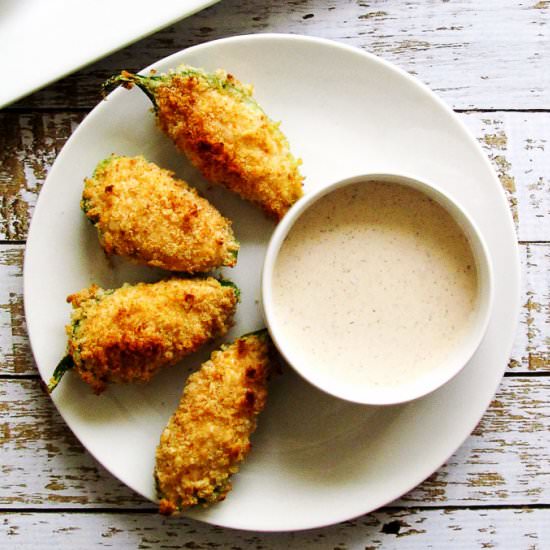 Healthier Jalapeno Poppers