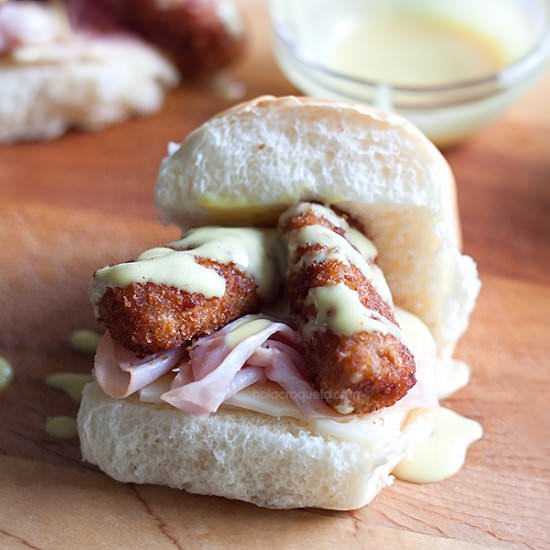 Mini Ham Croquette Sliders