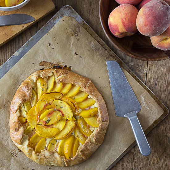 Peach Crostata