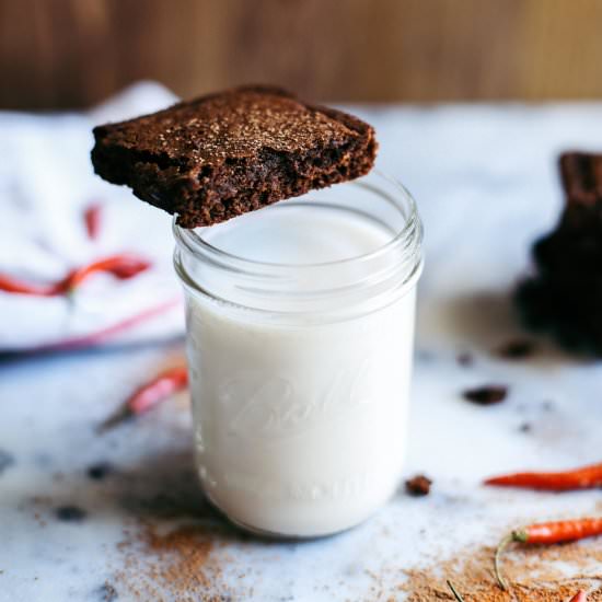 Chili Mocha Brownies