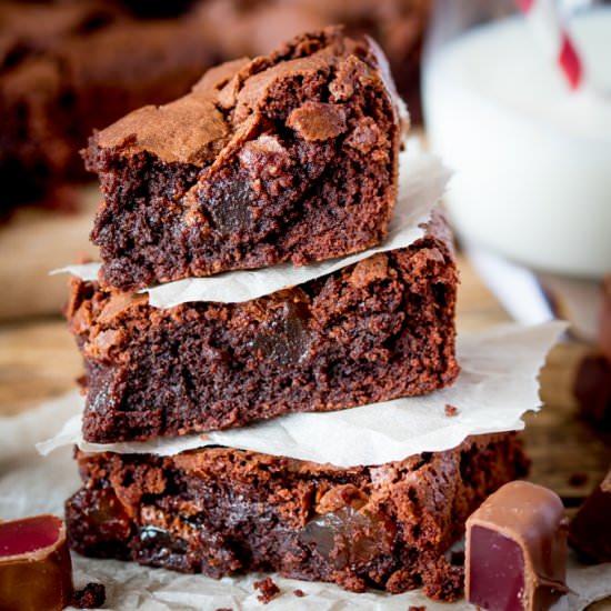 Turkish Delight Brownies