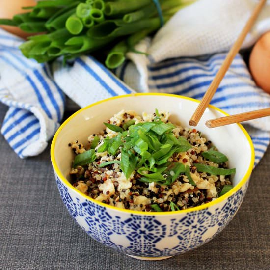 Simple Quinoa Fried Rice