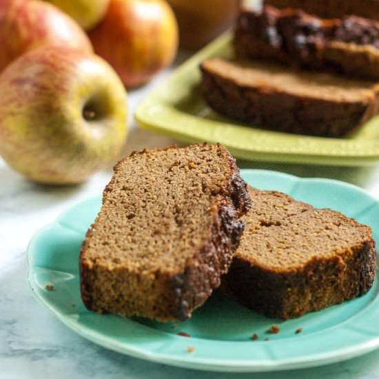 Cinnamon Apple Breakfast Bread (gf)