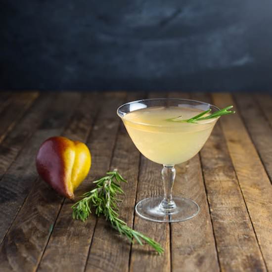 Spiced Pear Cocktail with Rosemary