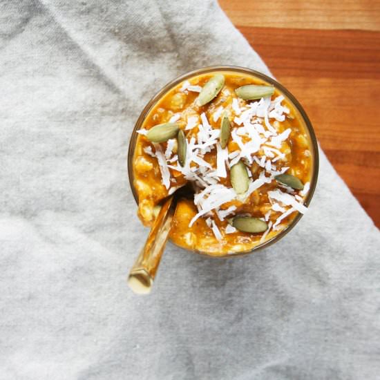Pumpkin Pie Overnight Oats