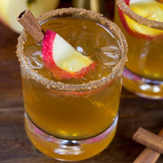 Bourbon Apple Cider Cocktail
