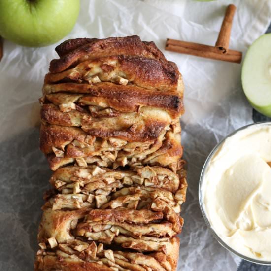 Apple Fritter Pull Apart Bread