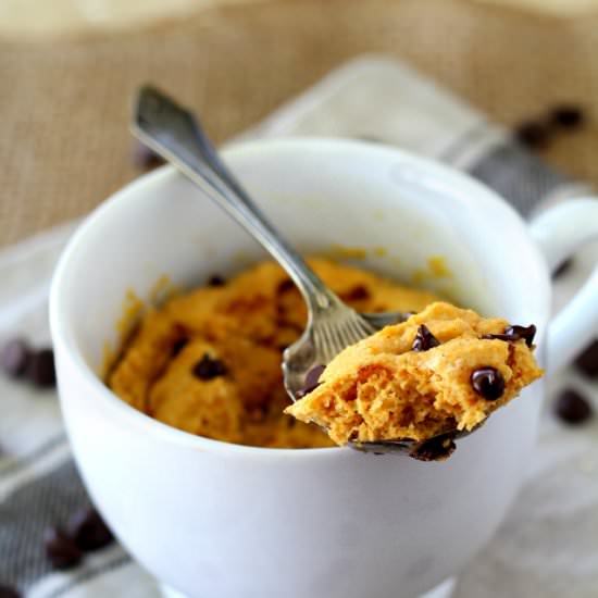 Paleo Pumpkin Spice Mug Cake