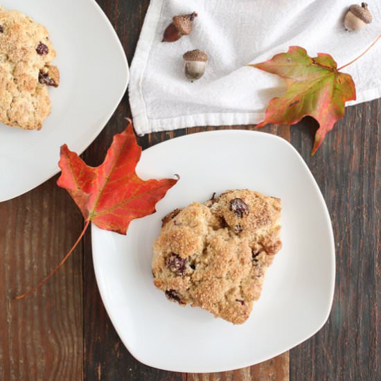 apple cranberry scones