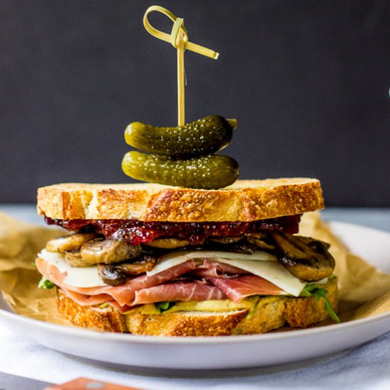 Prosciutto & Asiago Sandwich