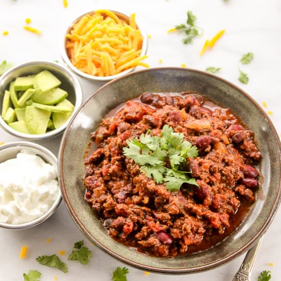 Winning Game Day Chili