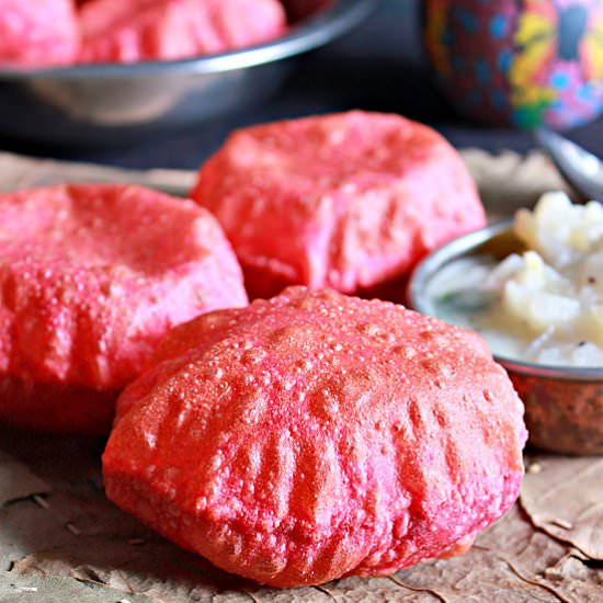 Beet Pooris/Puris