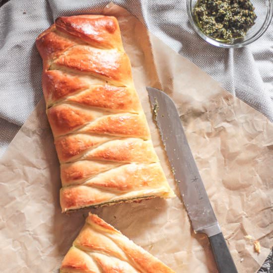 Arugula Pesto Bread