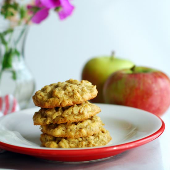 Oatmeal-Apple Cookies