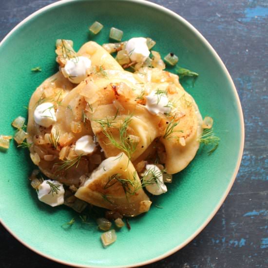 Potato Cheddar Pierogi