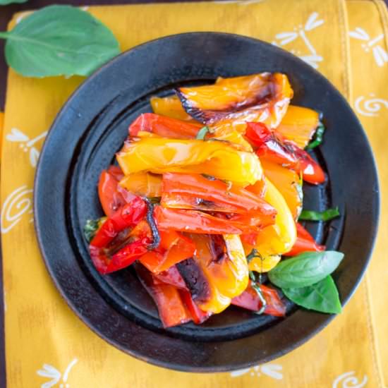 How to Roast Sweet Mini Peppers