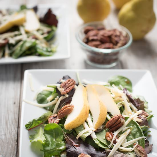 Toasted Pecan and Pear Salad