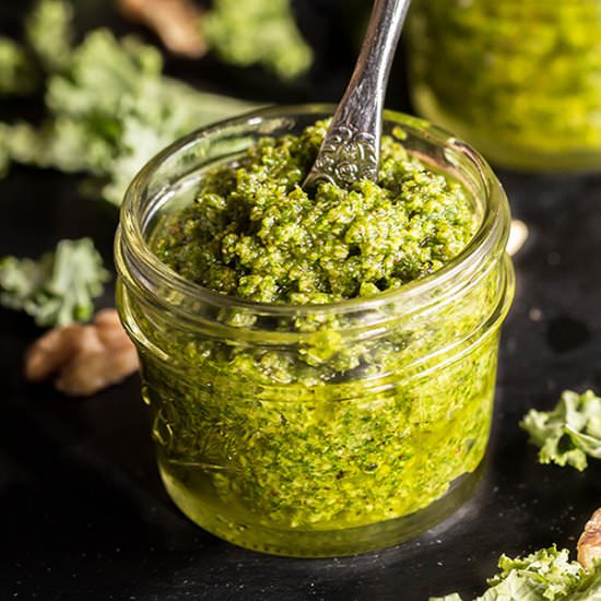 Kale Walnut Pesto