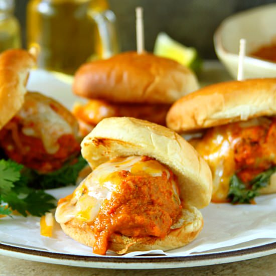 Chicken Meatball Sliders