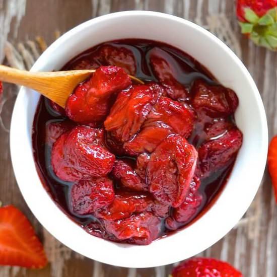 Vanilla Roasted Strawberries