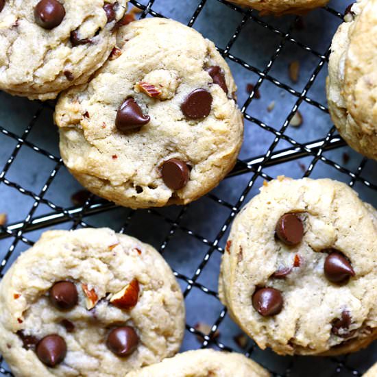 Almond Chocolate Chip Cookie