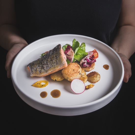 Crispy-Skin Salmon Fillet