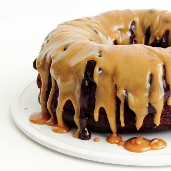 Chocolate Cake with Peanut Butter