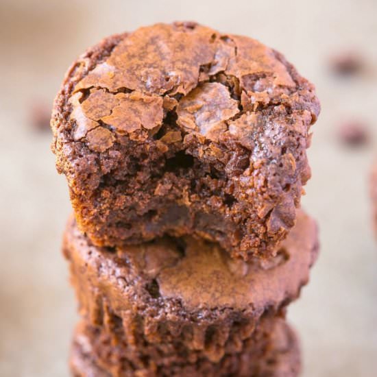 4 Ingredient Flourless Brownies