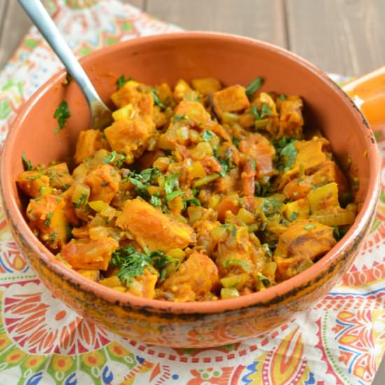 Spicy Bombay Butternut Squash