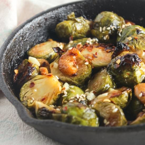 Sweet Chili Brussels Sprouts