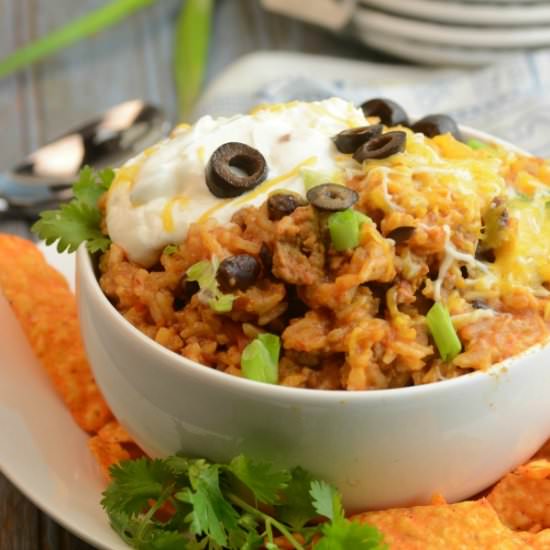 Instant Pot Fire Hot Taco Bowl