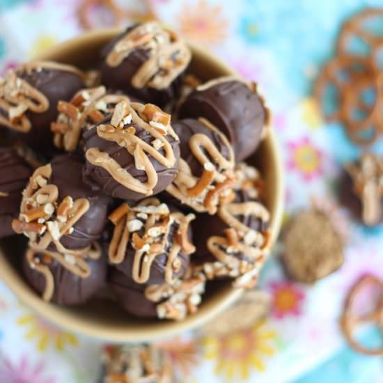 Peanut Butter Pretzel Truffles
