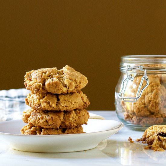 Oatmeal Coconut & Chocolate Cookies