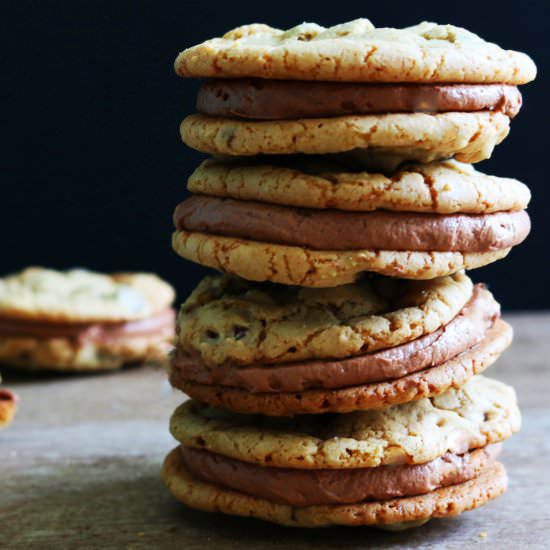Chocolate Chunk Cookie Sandwich