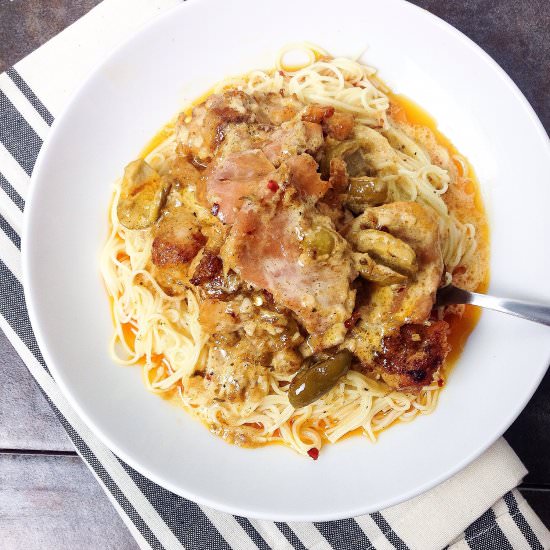Chicken Thigh Pasta