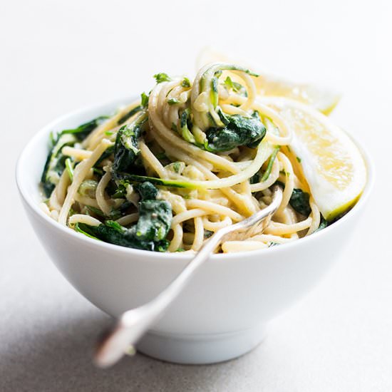 10 Minute Hummus Pasta