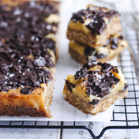 Oaty Coconut Caramel Slice