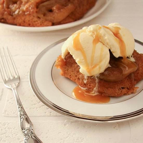 Easy Upside Down Apple Cake