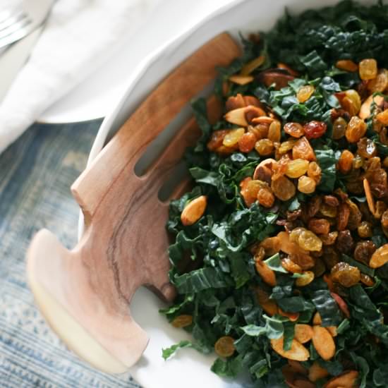 Golden Sumac Kale Salad