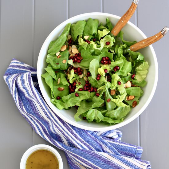 Salad with Pomegranates and Almonds